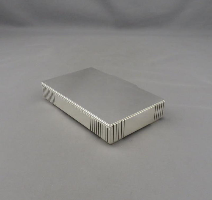 Georg Jensen Sterling Silver Cigarette Box 843 - JH Tee Antiques