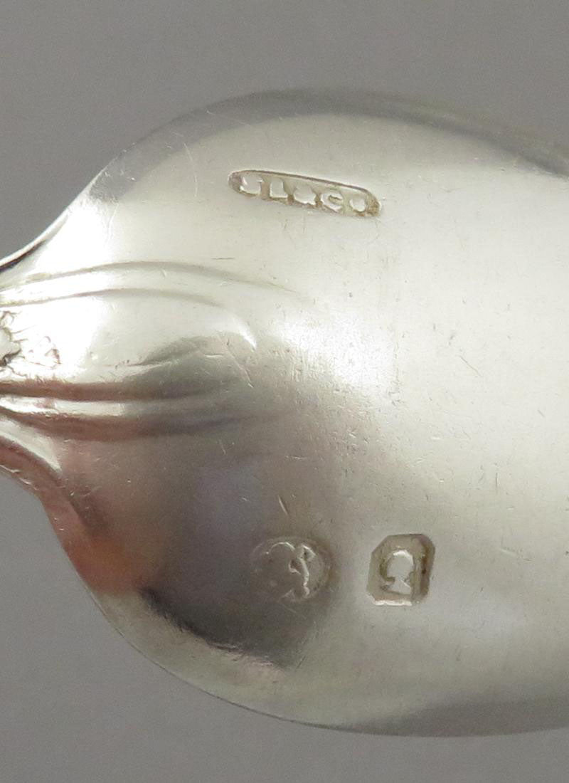 Set of 6 Canadian Silver Teaspoons - JH Tee Antiques