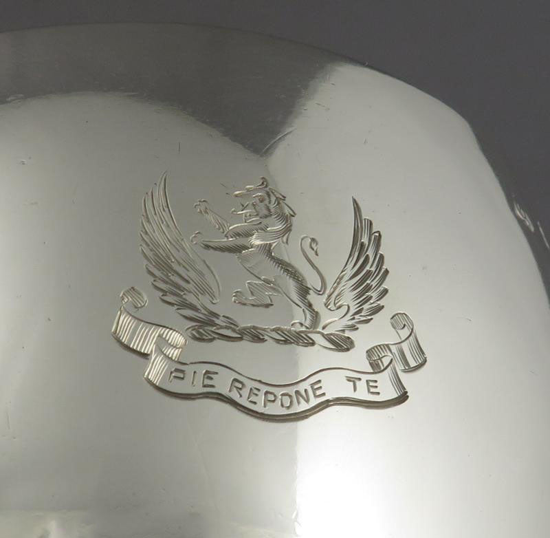 Georgian Sterling Silver Goblet - JH Tee Antiques
