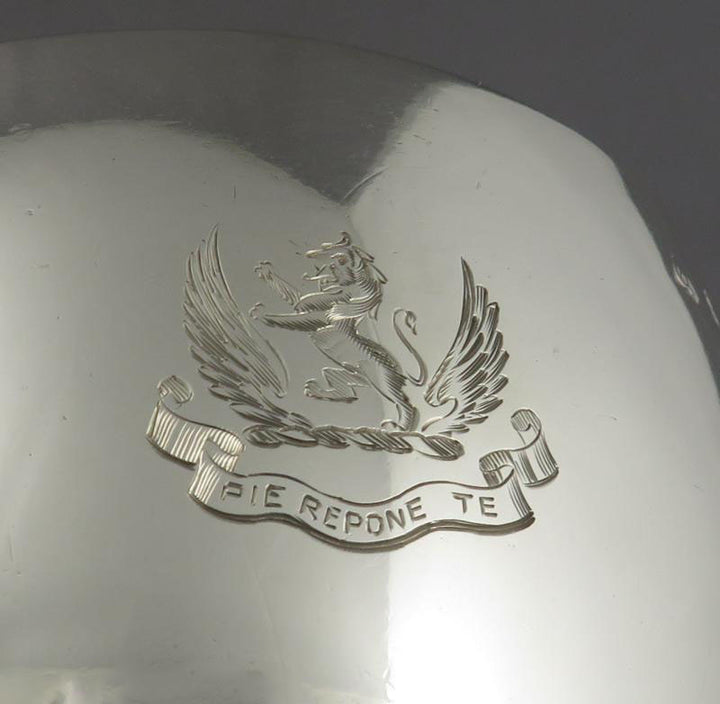 Georgian Sterling Silver Goblet - JH Tee Antiques