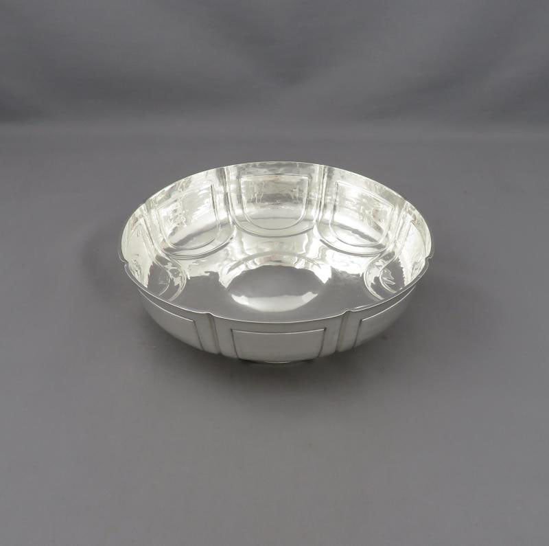 George V Silver Footed Bowl - JH Tee Antiques