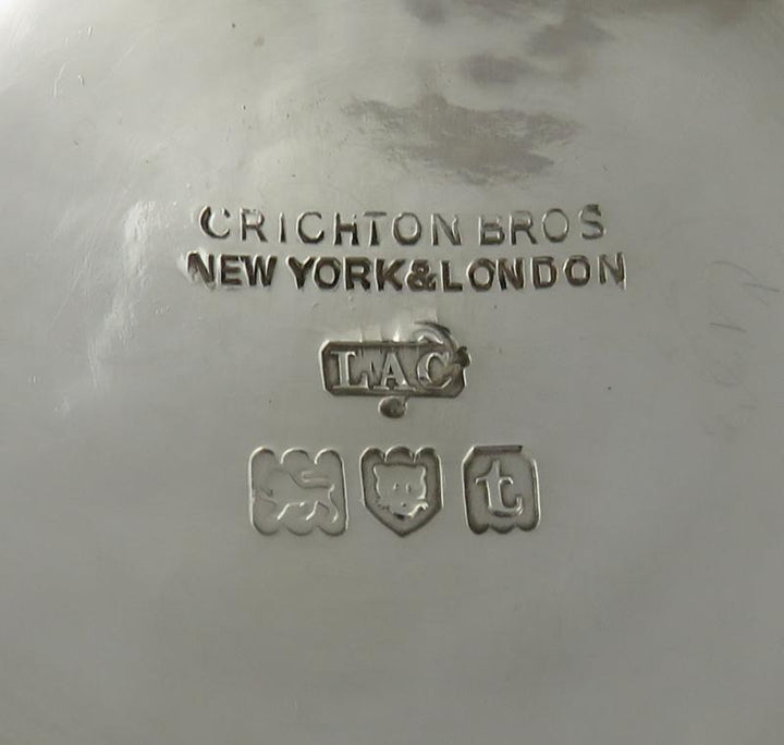 George V Silver Footed Bowl - JH Tee Antiques