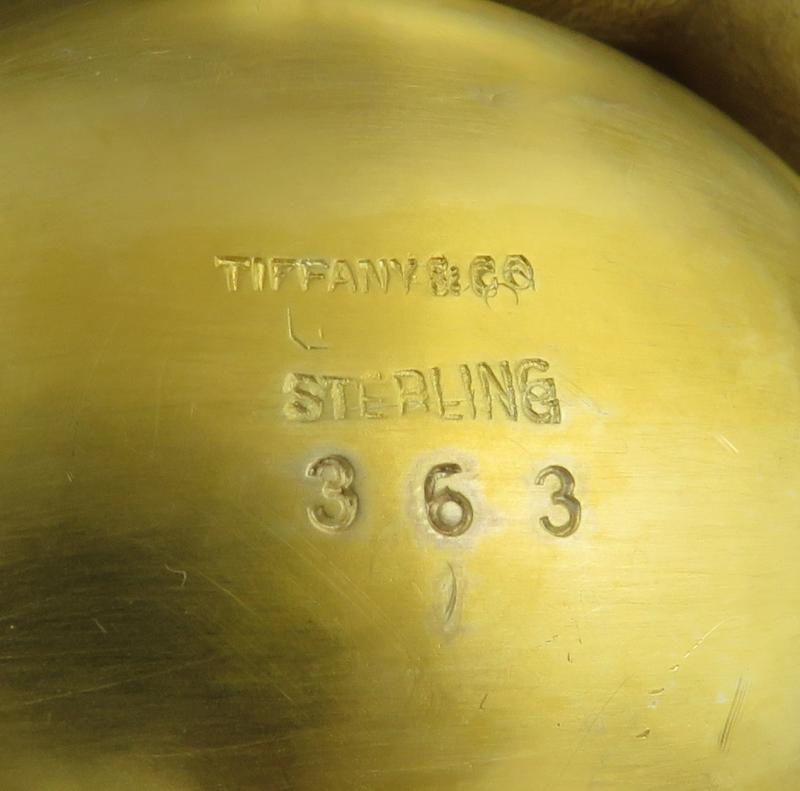 Tiffany Sterling Silver Gilt Trencher Salts - JH Tee Antiques