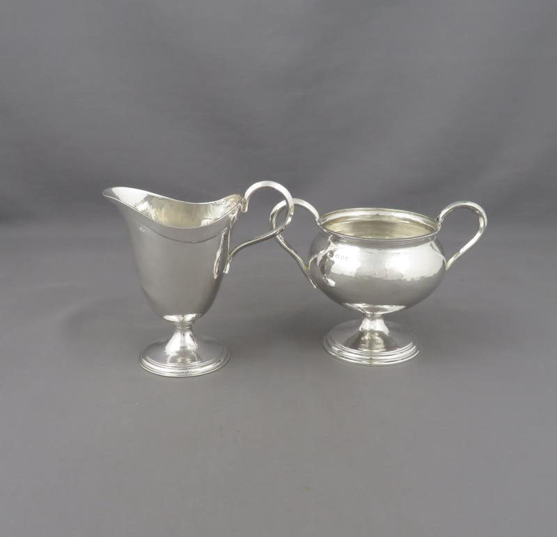 Omar Ramsden Silver Cream and Sugar - JH Tee Antiques