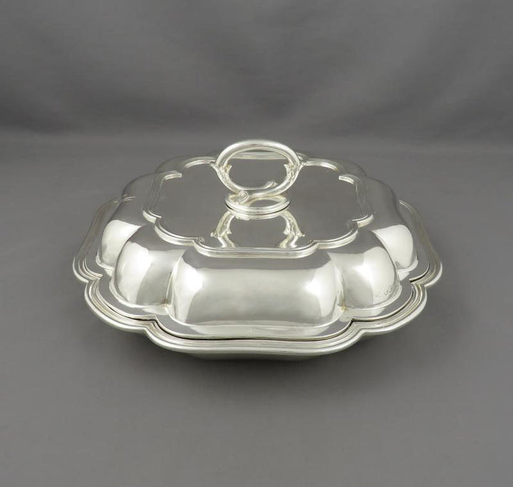 Paul Storr Silver Entree Dish - JH Tee Antiques