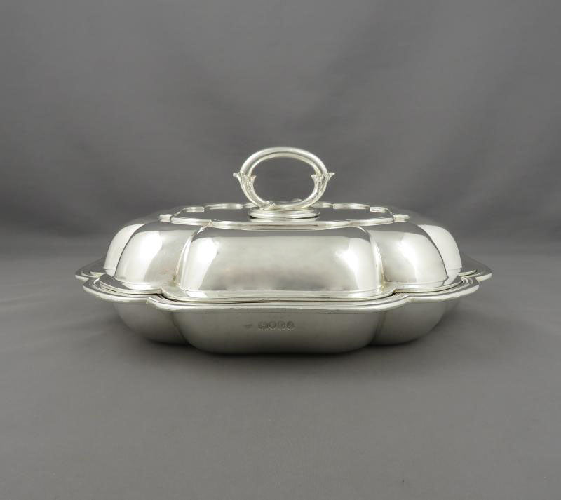 Paul Storr Silver Entree Dish - JH Tee Antiques
