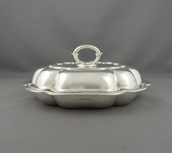Paul Storr Silver Entree Dish - JH Tee Antiques