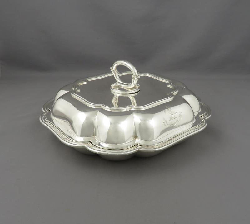 Paul Storr Silver Entree Dish - JH Tee Antiques
