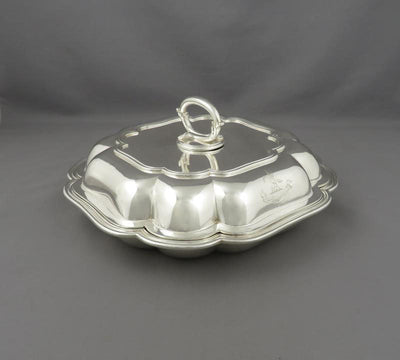 Paul Storr Silver Entree Dish - JH Tee Antiques