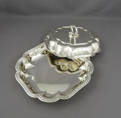 Paul Storr Silver Entree Dish - JH Tee Antiques