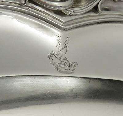 Benjamin Smith Sterling Silver Meat Platters - JH Tee Antiques