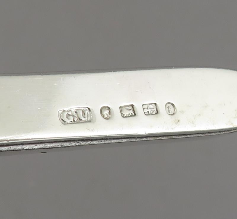 Victorian Silver Grape Shears - JH Tee Antiques