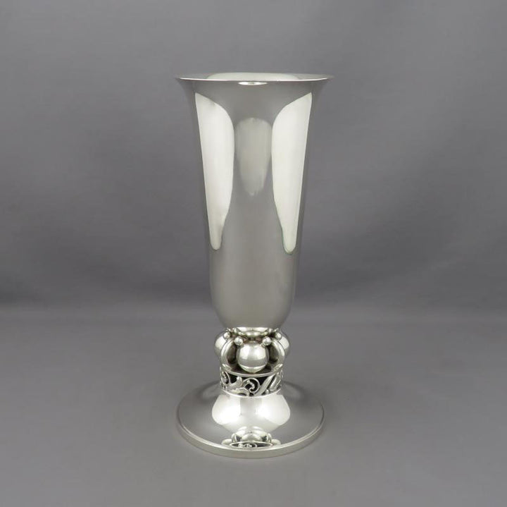 La Paglia Sterling Silver Vase - JH Tee Antiques