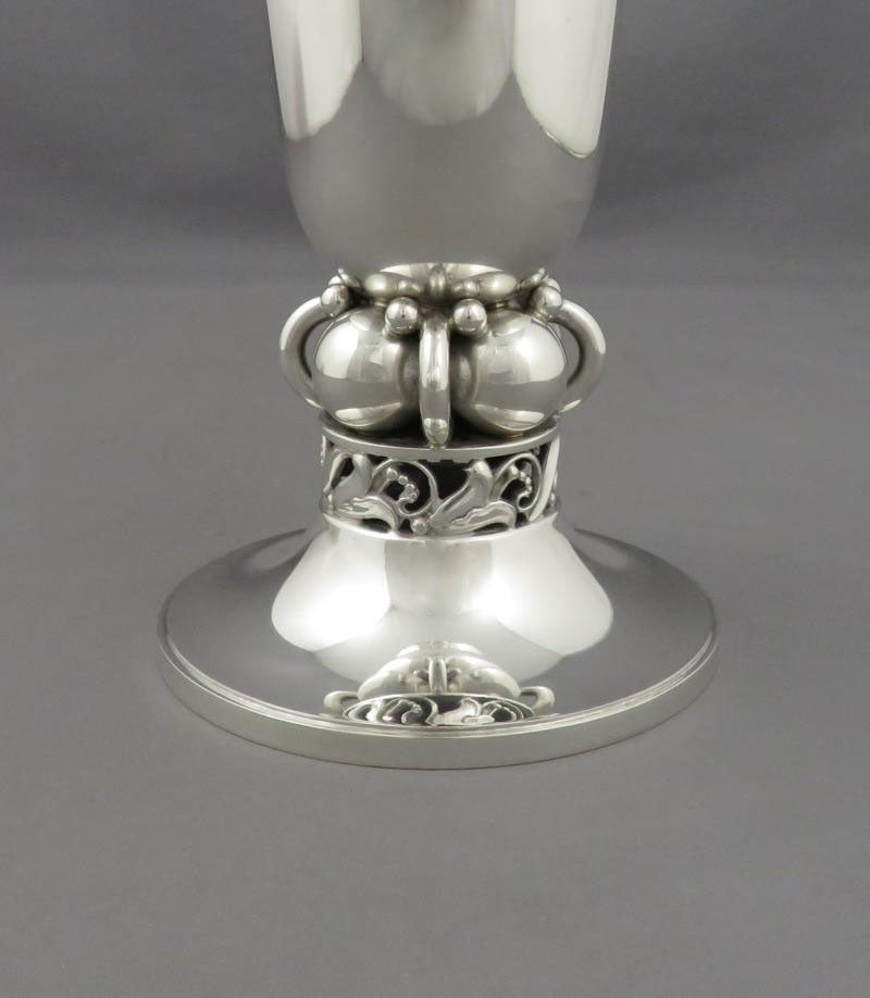 La Paglia Sterling Silver Vase - JH Tee Antiques