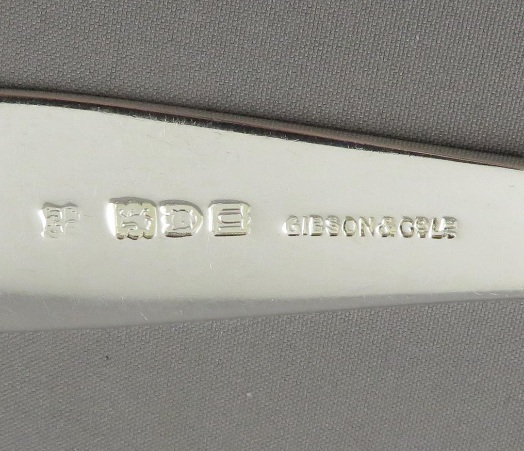 6 Edwardian Silver Dessert Spoons - JH Tee Antiques