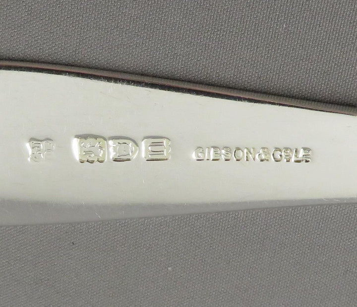 6 Edwardian Silver Dessert Spoons - JH Tee Antiques
