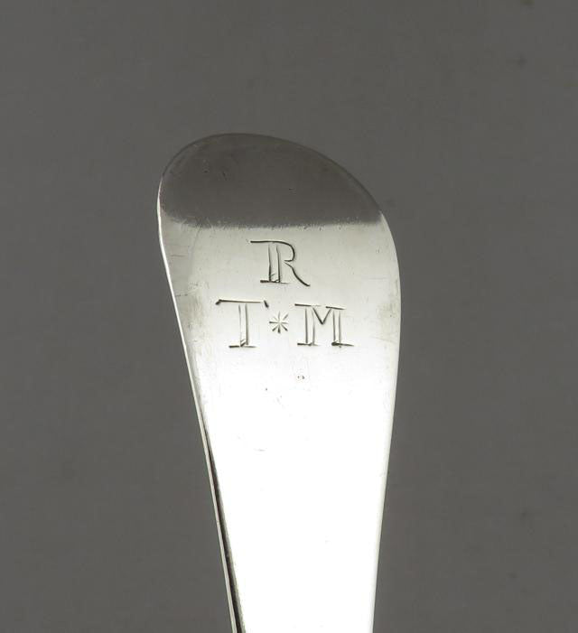 George I Britannia Silver Hash Spoon - JH Tee Antiques