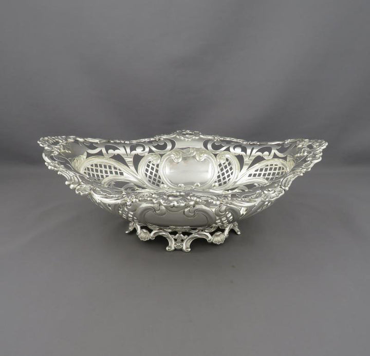 American Sterling Silver Basket - JH Tee Antiques