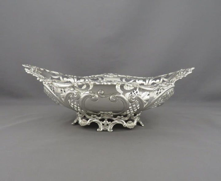 American Sterling Silver Basket - JH Tee Antiques