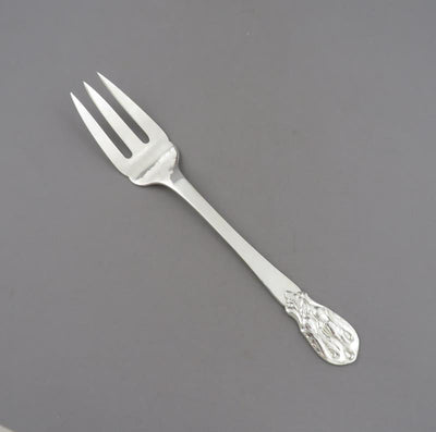 Poul Petersen Sterling Silver Serving Fork - JH Tee Antiques