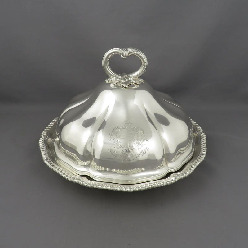 Garrard Sterling Silver Serving Dish - JH Tee Antiques