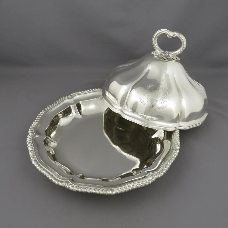 Garrard Sterling Silver Serving Dish - JH Tee Antiques