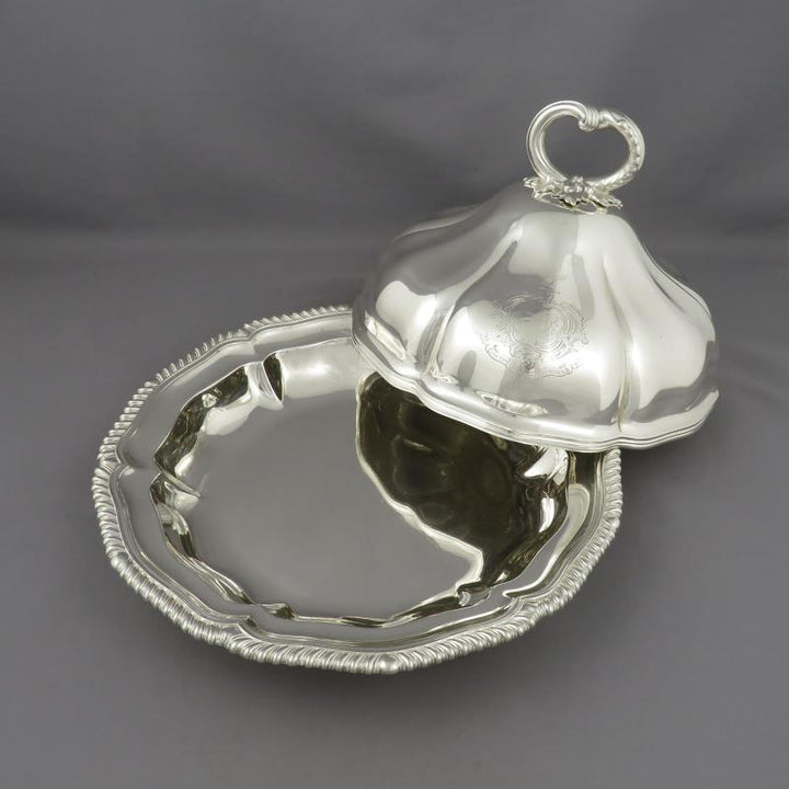 Garrard Sterling Silver Serving Dish - JH Tee Antiques