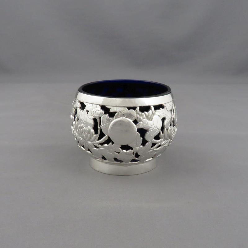 Chinese Export Silver Sauce Dishes - JH Tee Antiques