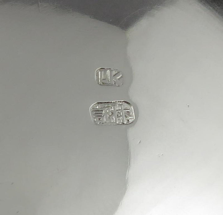Chinese Export Silver Sauce Dishes - JH Tee Antiques