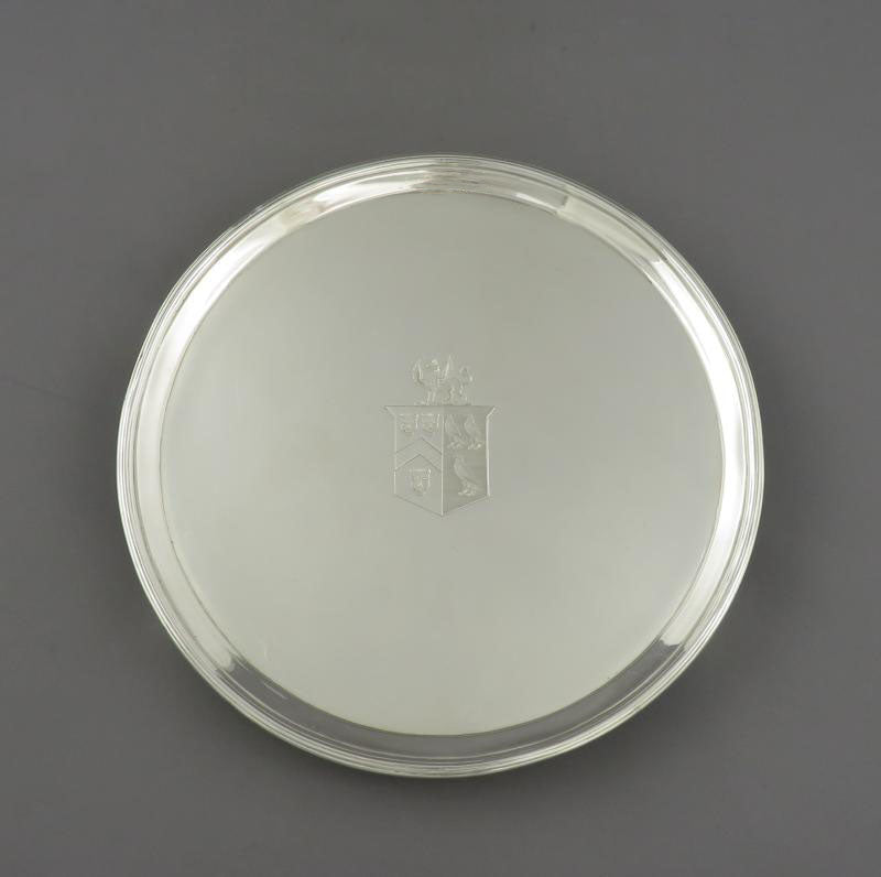 George III Sterling Silver Salvers - JH Tee Antiques