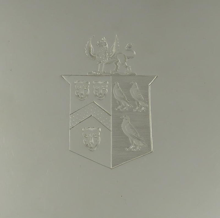 George III Sterling Silver Salvers - JH Tee Antiques