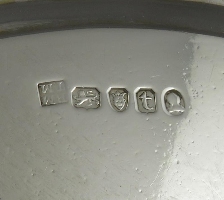 George III Sterling Silver Salvers - JH Tee Antiques