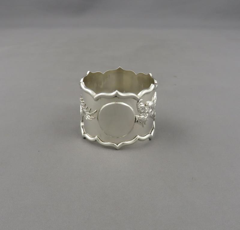 Chinese Export Silver Napkin Ring - JH Tee Antiques