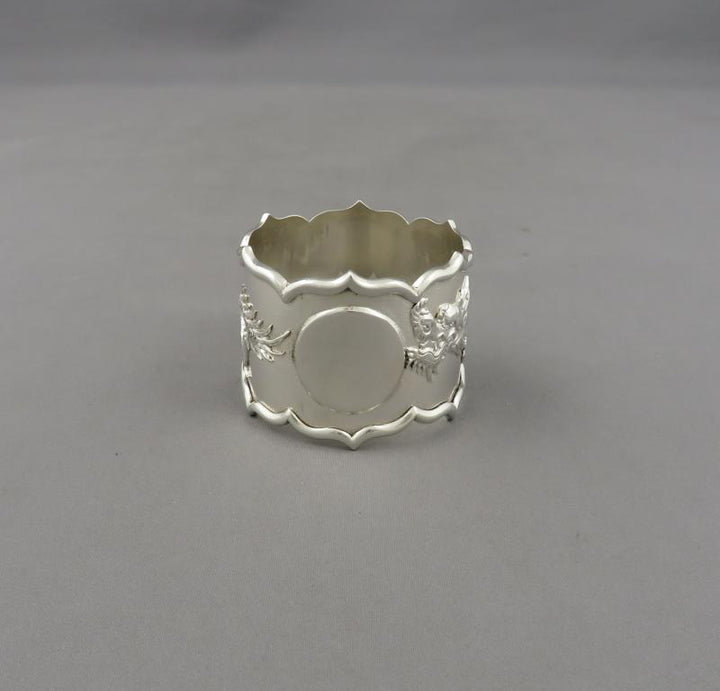 Chinese Export Silver Napkin Ring - JH Tee Antiques
