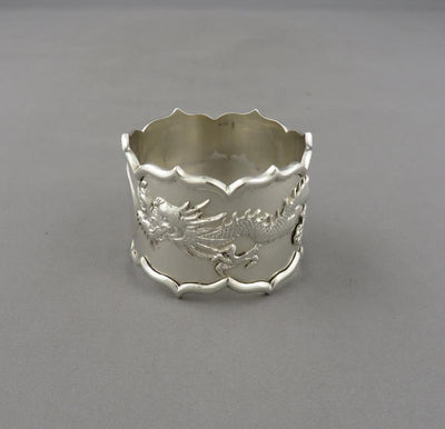 Chinese Export Silver Napkin Ring - JH Tee Antiques