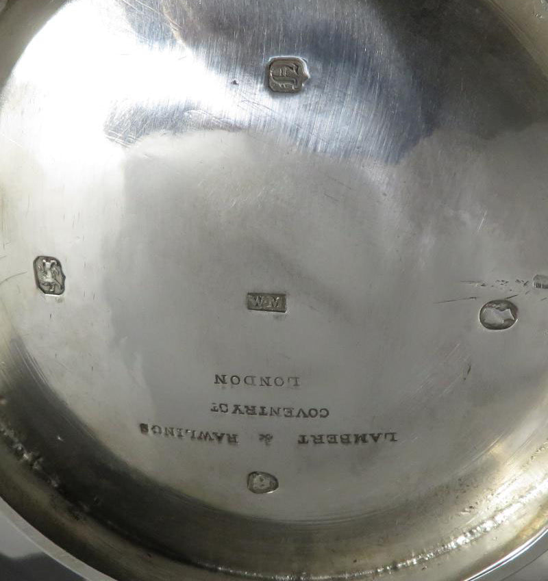 Victorian Sterling Silver Kettle on Stand - JH Tee Antiques