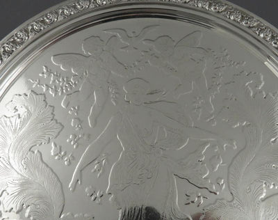 Tiffany Sterling Silver Salver - JH Tee Antiques