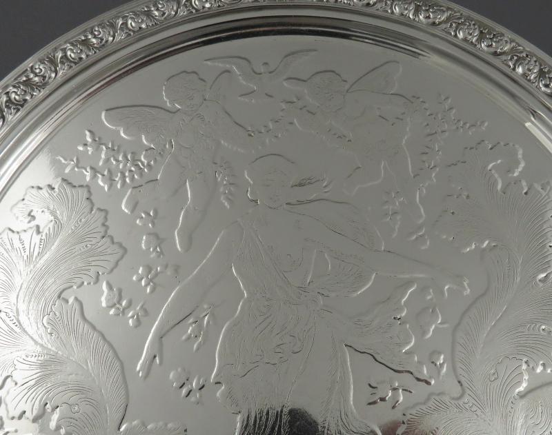 Tiffany Sterling Silver Salver - JH Tee Antiques