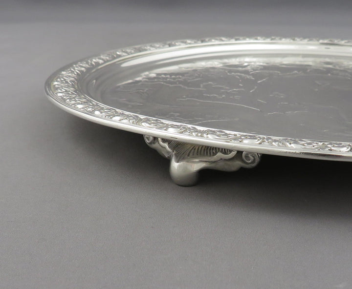 Tiffany Sterling Silver Salver - JH Tee Antiques