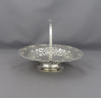 Chinese Export Silver Basket - JH Tee Antiques