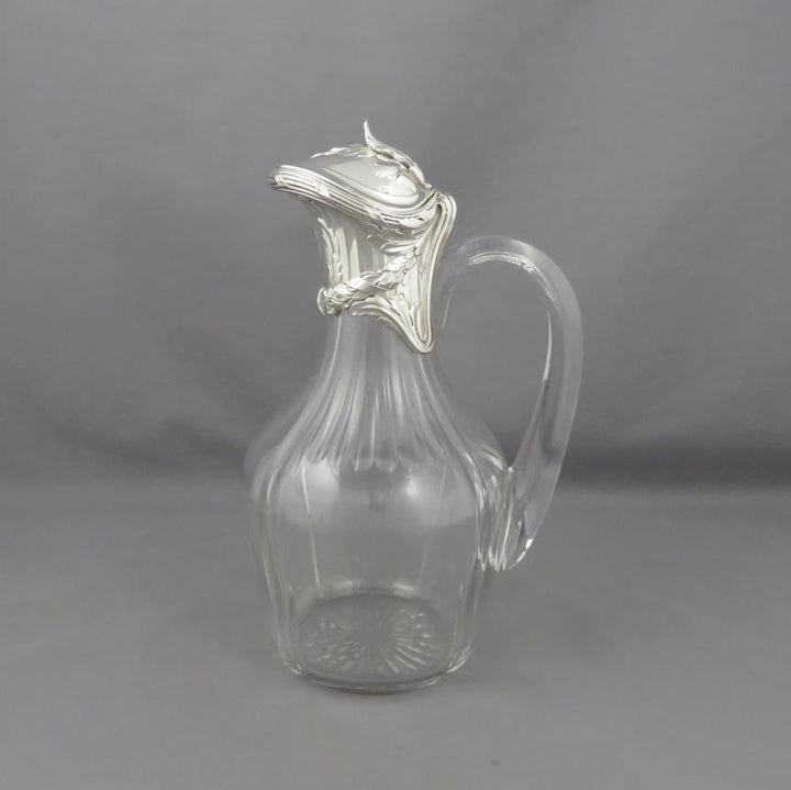 French Silver Claret Jug - JH Tee Antiques