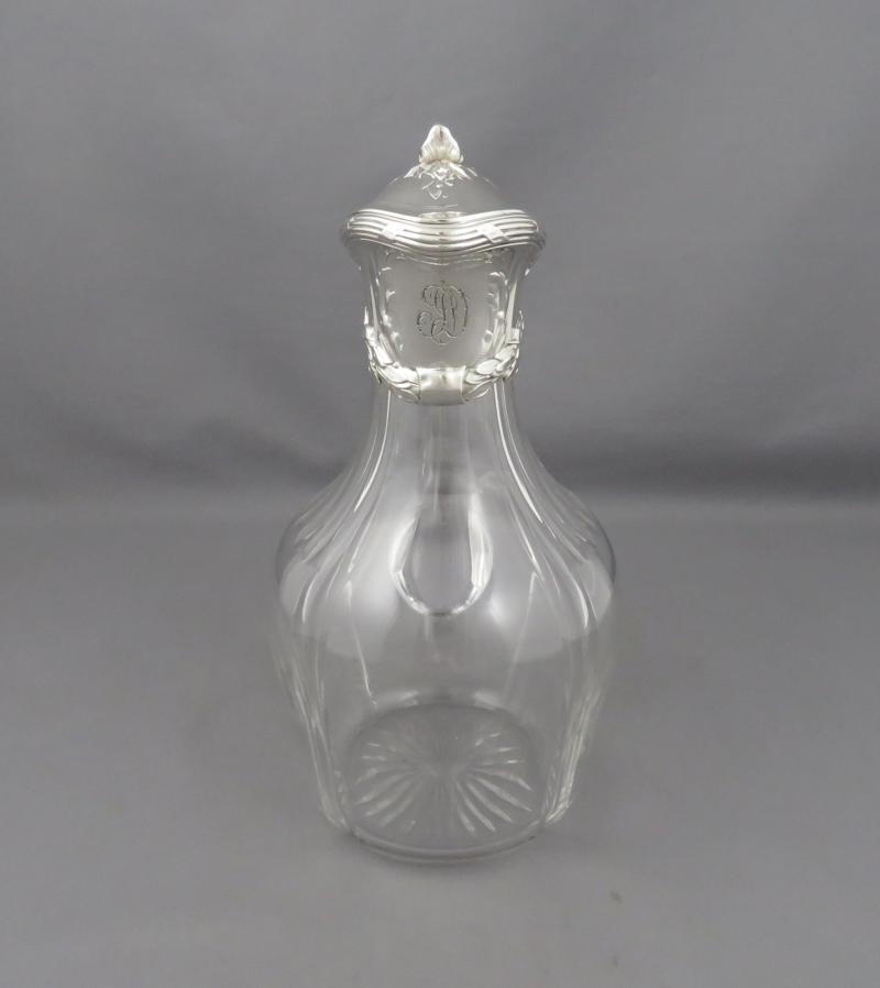 French Silver Claret Jug - JH Tee Antiques