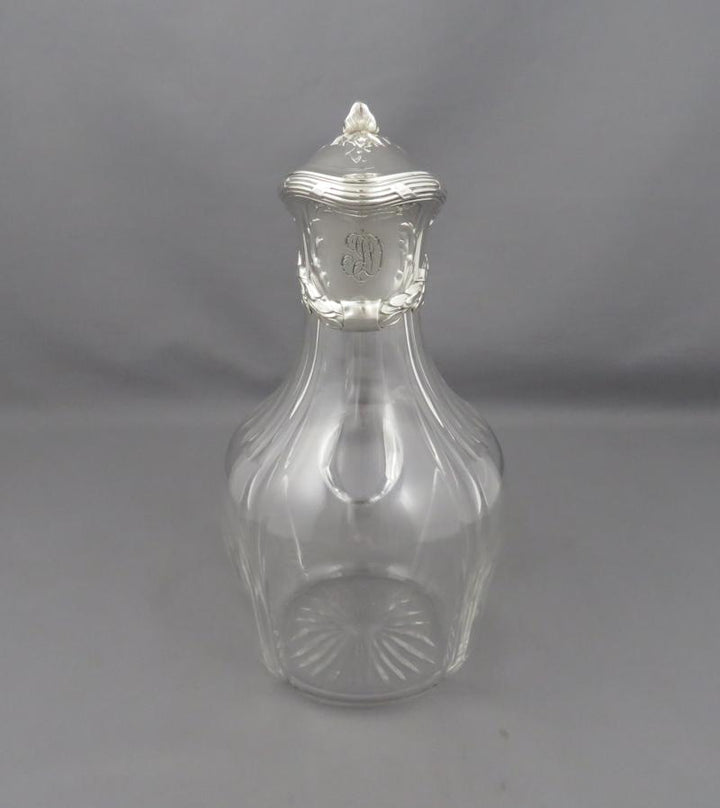 French Silver Claret Jug - JH Tee Antiques