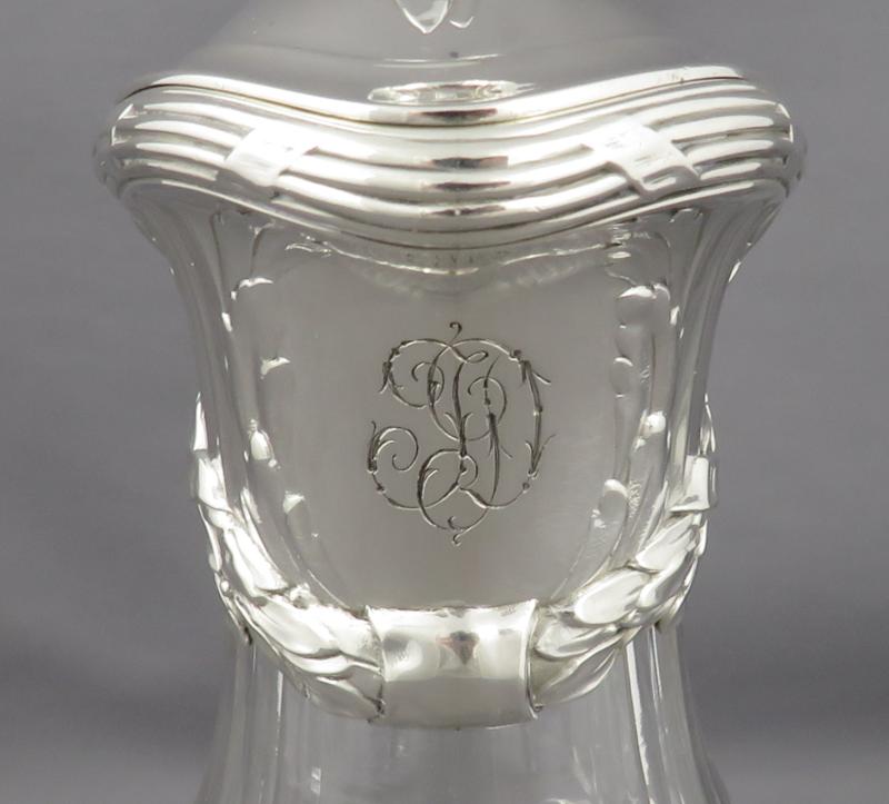 French Silver Claret Jug - JH Tee Antiques
