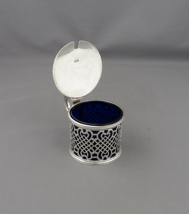 William IV Silver Mustard Pot - JH Tee Antiques