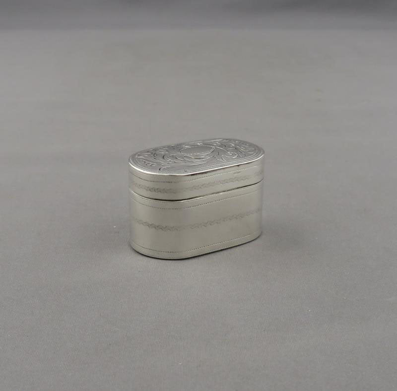 William IV Silver Nutmeg Grater - JH Tee Antiques