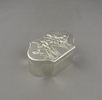 Chinese Export Silver Box - JH Tee Antiques