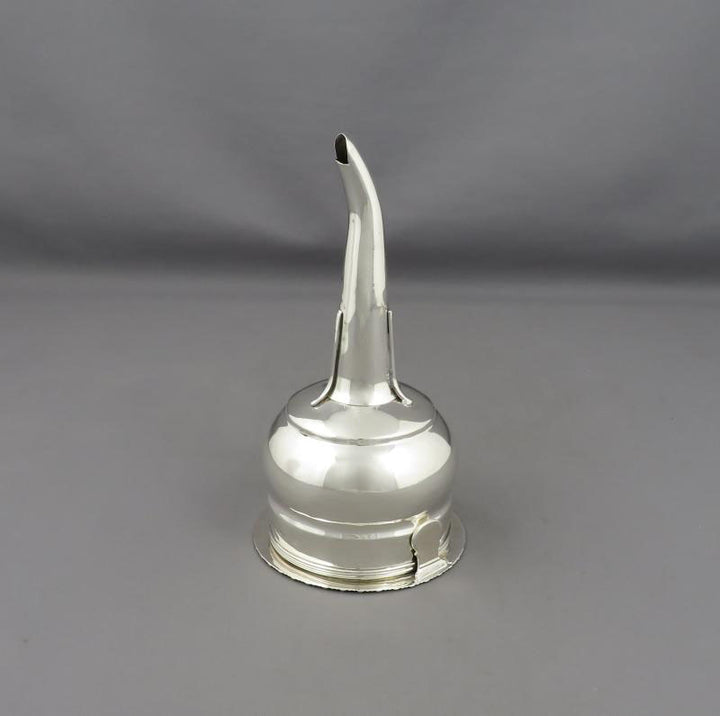 George III Sterling Silver Wine Funnel - JH Tee Antiques