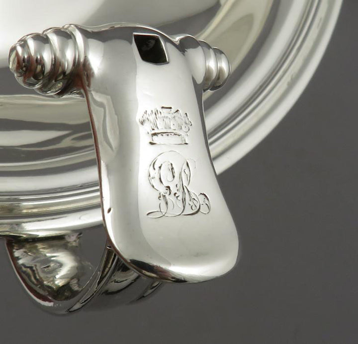 William IV Sterling Silver Chamberstick - JH Tee Antiques