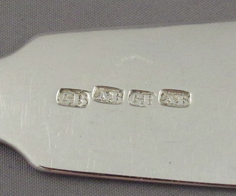 Set of 12 Scottish Provincial Silver Tablespoons - JH Tee Antiques